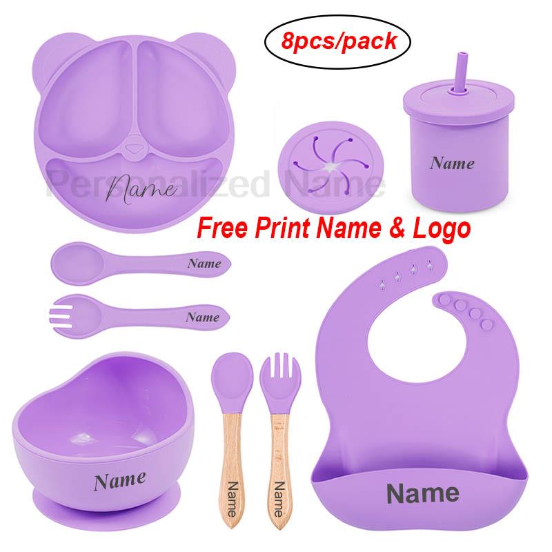 Baby Food Menu - Silicone Bear Plate For Kids Baby